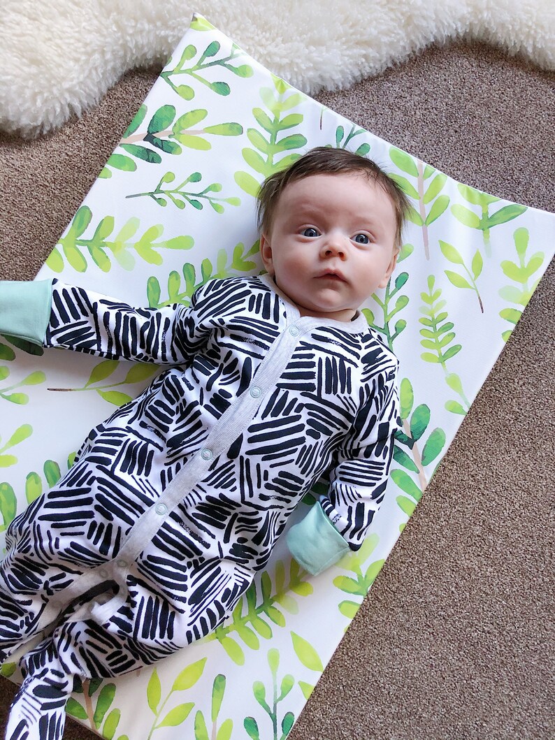 AntiRoll Wedge Changing Mat // Unisex Baby Changing Mat // Etsy