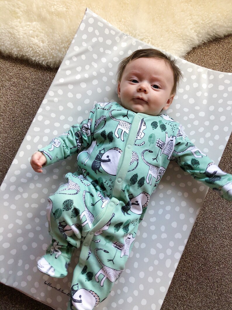 AntiRoll Wedge Changing Mat // Unisex Baby Changing Mat // Etsy