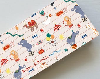 Cambiador de viaje compacto para bebé - Estampado de animales de circo