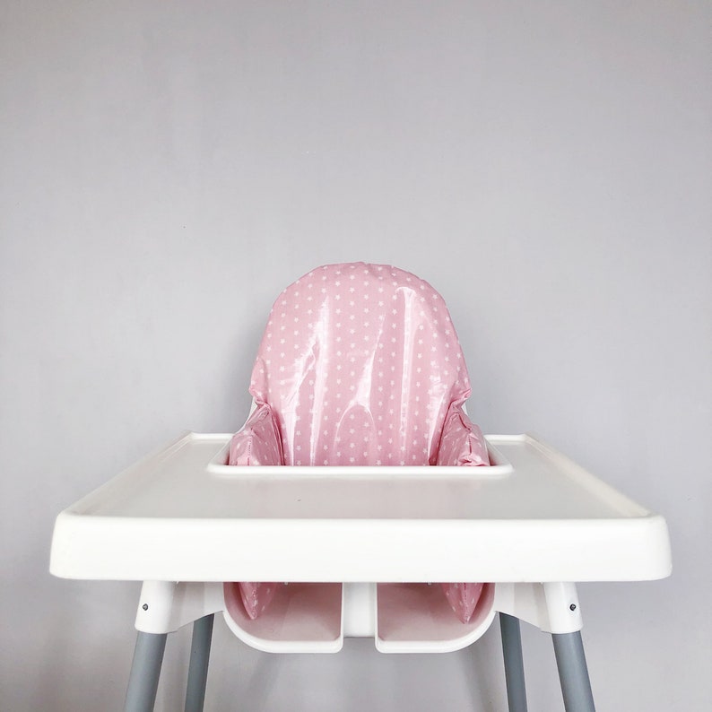 pink ikea high chair