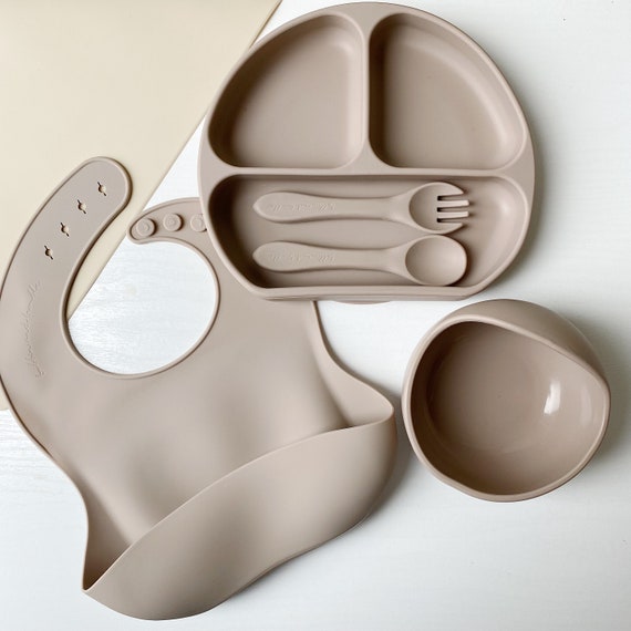 Assiette en silicone pour bébé avec plaque d'aspiration - Temu Canada