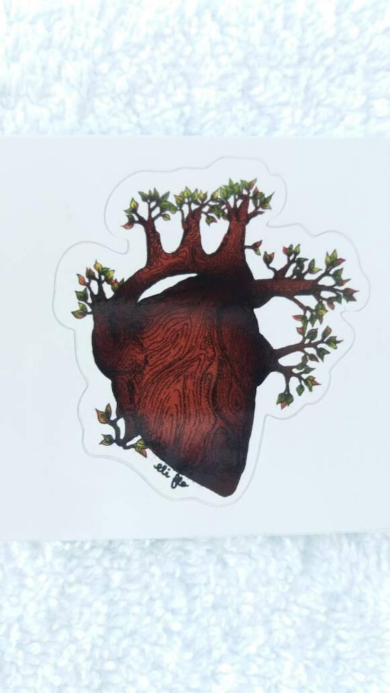 Wooden Tree Anatomical Heart
