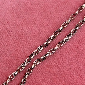 Intricate Gold Victorian Chain Necklace with Fancy Interlocking Links