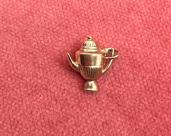Gold Coffee Pot Charm