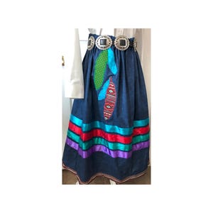 Falling Feathers Ribbon Skirt