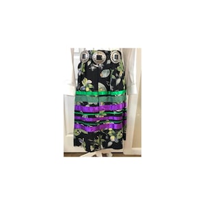 Black Hawaiin Ribbon Skirt
