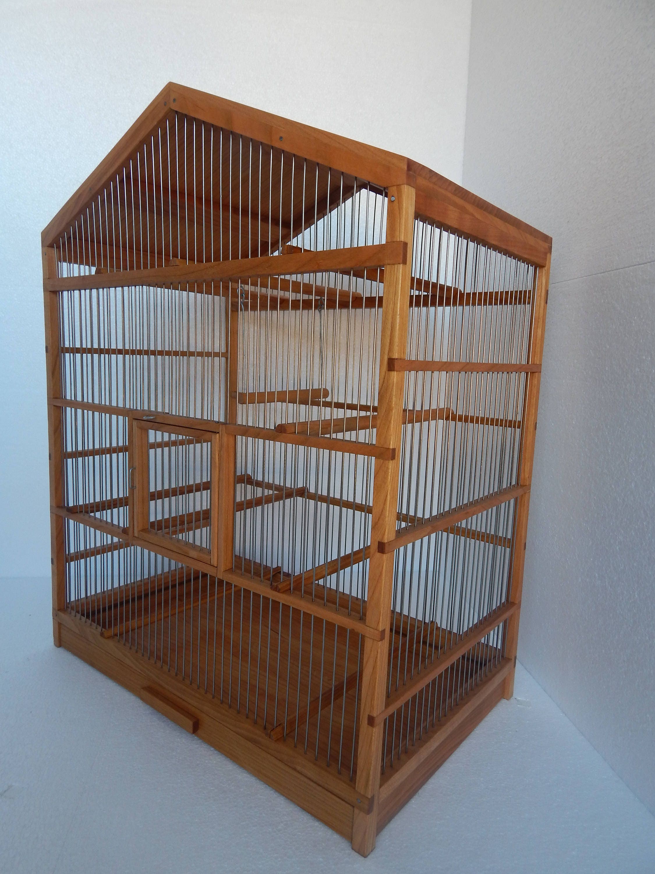 Handgefertigt aus Holz Vogelkäfig Etsy