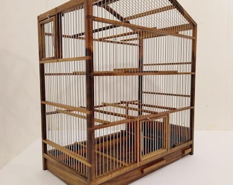 Wooden Bird Cage