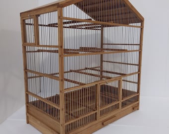 Handmade Wooden Birdcage - Etsy - Handmade Birdcages