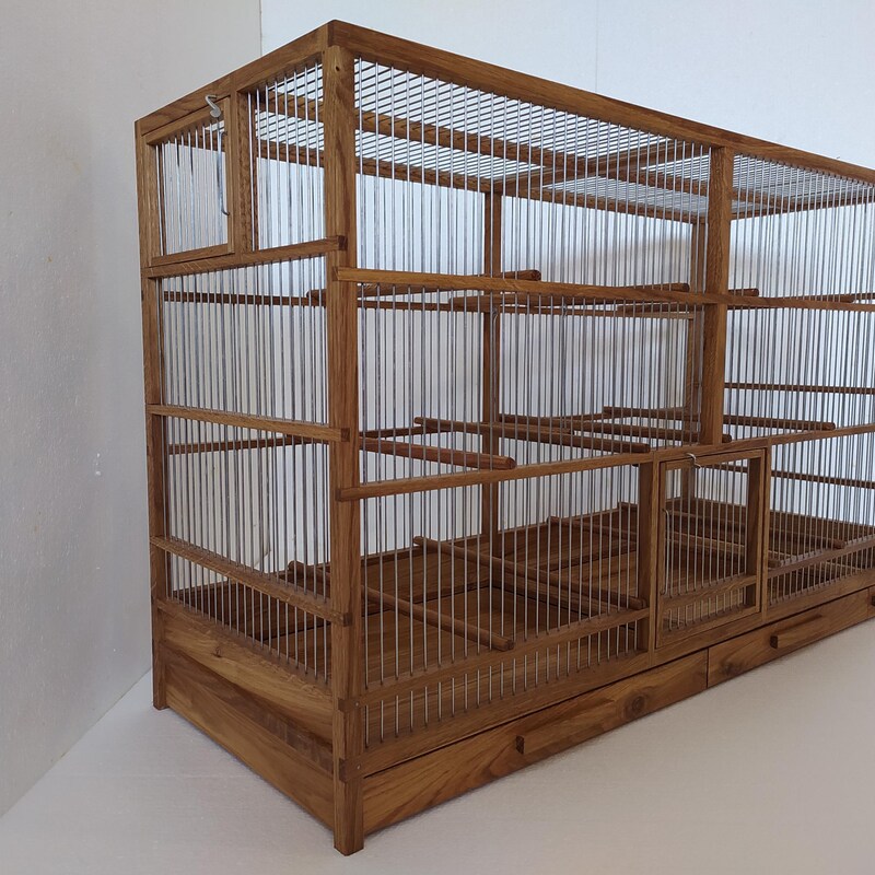 Wooden Bird Cage - Etsy
