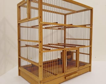 Handmade Wooden Birdcage