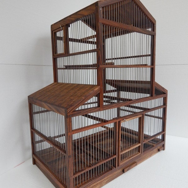 Handmade Wooden Birdcage