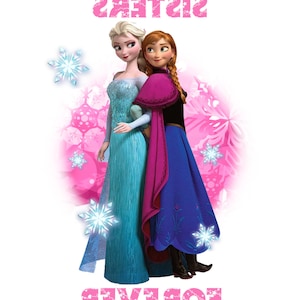 Sisters Forever Frozen Iron On