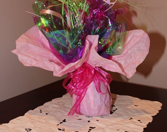 Colorful balloon weight, centerpiece