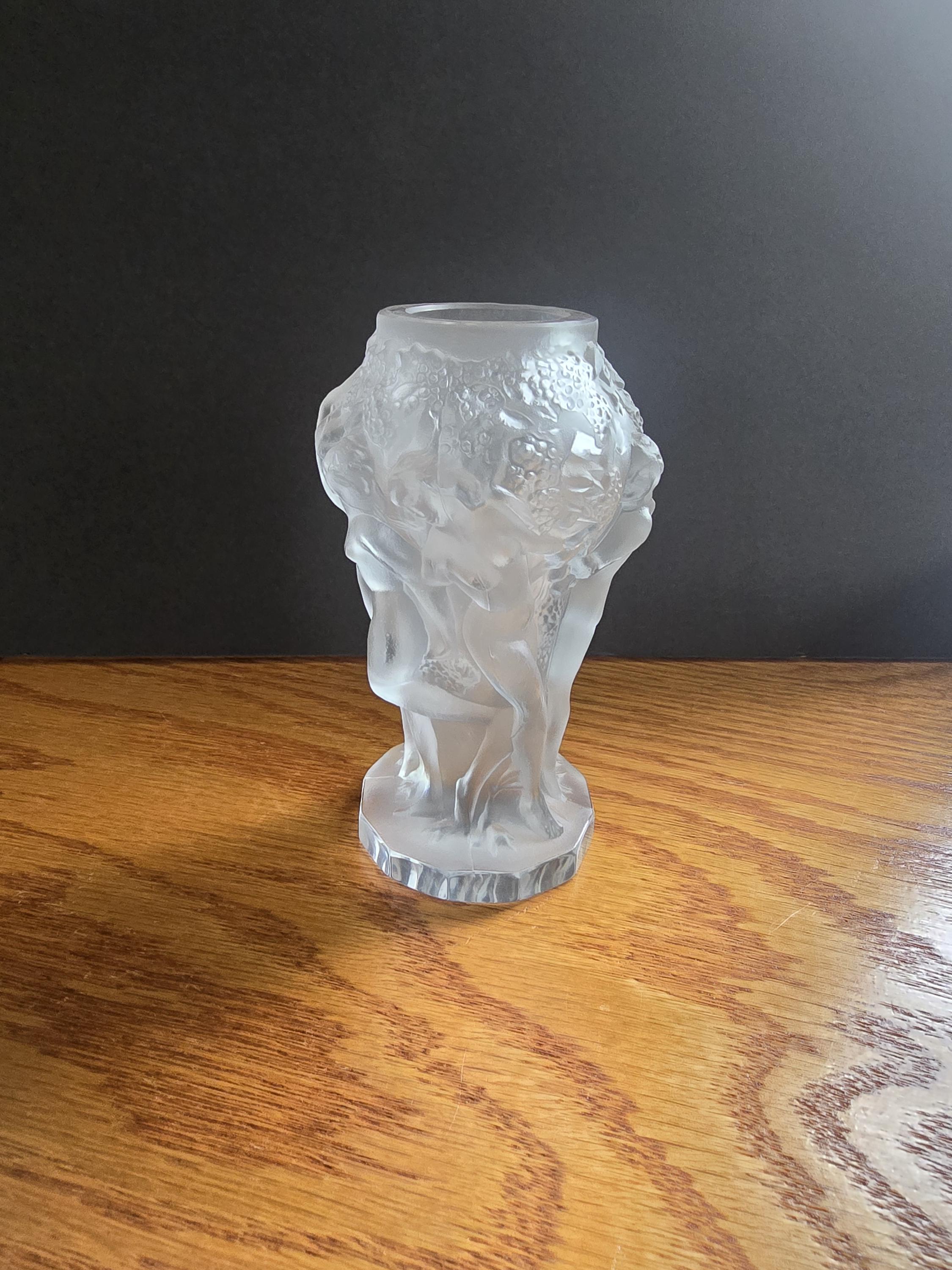 k*a様 【極美品】Lloyd's Antiques Glass Vase　ロイ Vintage BRODY CO. # C973 Thick Clear Glass Vase With