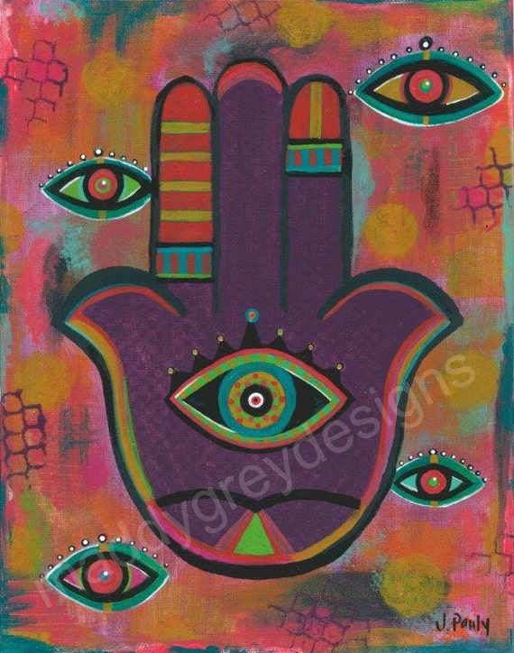 Hamsa Hand Wall Art Fatima Wall Art Hamsa Wall Art Hand Of Etsy