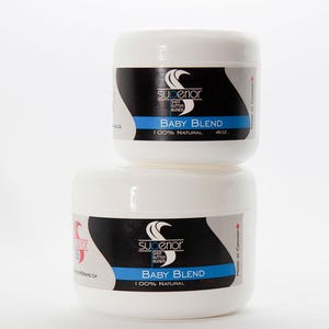 Baby Blend - Diaper Rash Relief Shea Butter Body Butter for Babies Natural Moisturizing Balm for Sensitive Skin. Soothing Healing Baby Cream