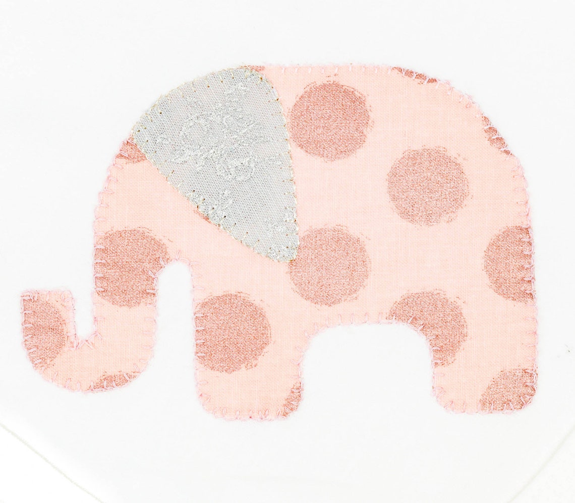 Baby Girl Elephant Receiving Blanket Etsy