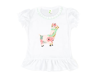 Llama Toddler Girl T-shirt