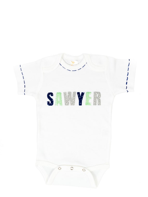 etsy personalized baby clothes