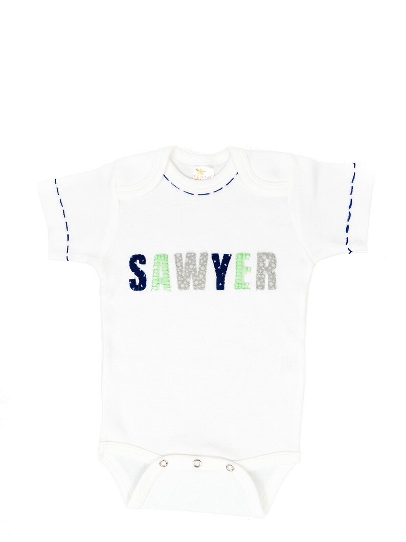 etsy personalized baby clothes