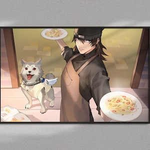 P3 Small Print l 5x7 l Shinjiro and Koromaru
