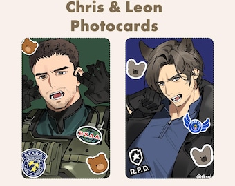Chris & Leon RE Photocard Card