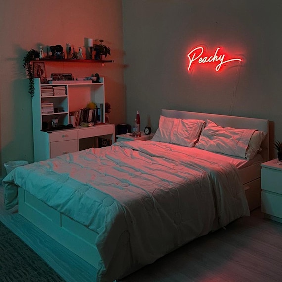 Above Bed Decor Bedroom Decor Ideas Bedroom Neon Sign - Etsy UK