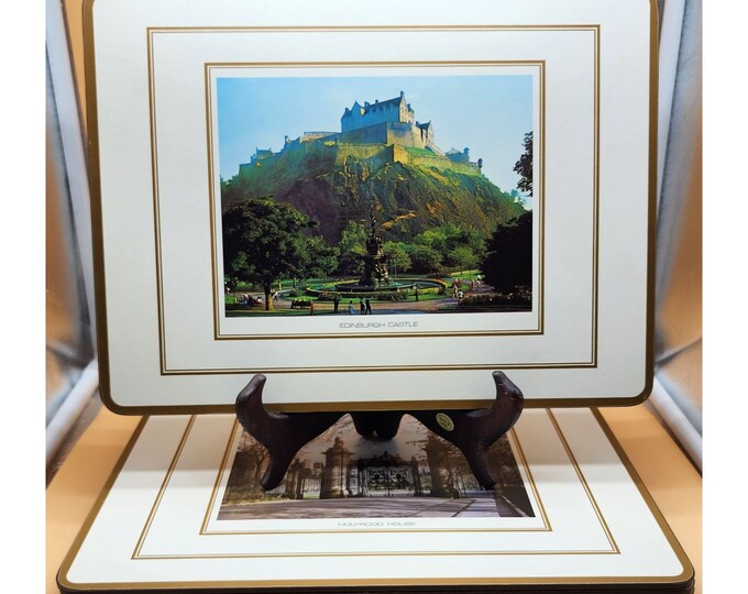 Pimpernel Fayreings Scottish Castles Scenery Cork Backed 9 X 12