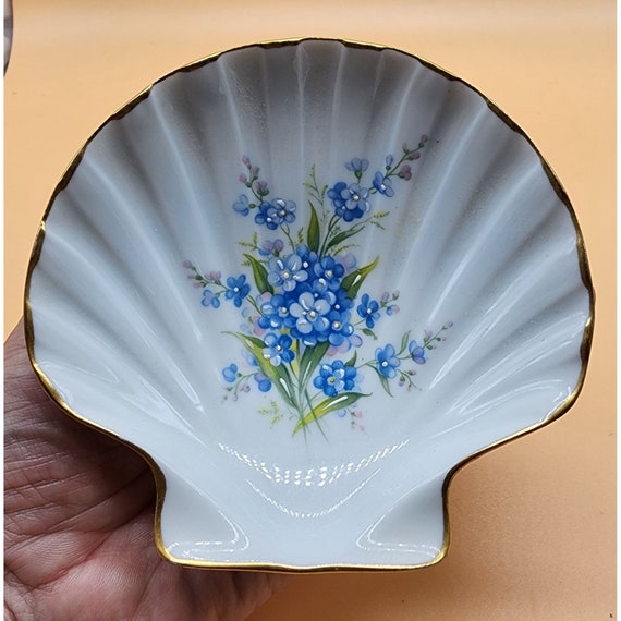 Limoges France Exclusivite "Chamart" Blue Floral … - image 3