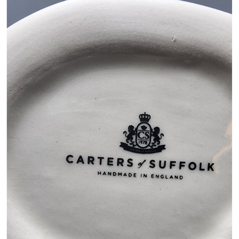 Carters of Suffolk England Blue Flowers at Your Service Ceramic Toilet