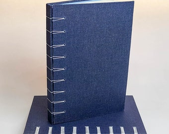 Indigo Secret Belgian Blank Journal 6" x 9" 100% Cotton