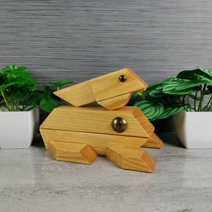 Wood frog and tadpole set, frog art, frog decor, art object, shelf sitter, animal art, animal sculpture, tadpole, frog gifts, shelf decor