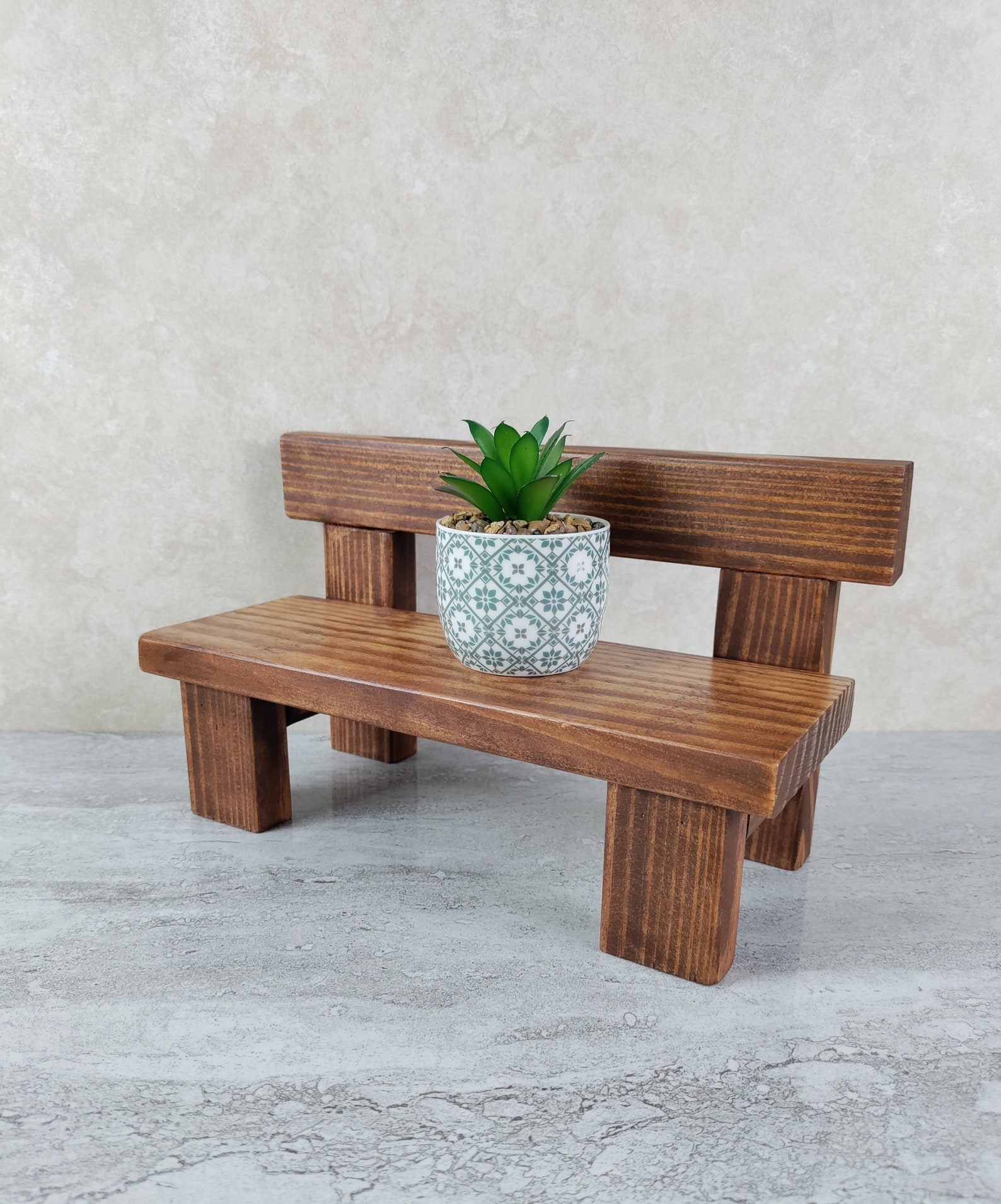 Bench Wood Riser, Wood Plant Stand, Decorative Wood Riser, Wood ...