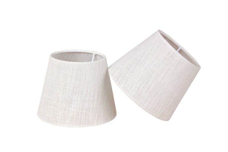 6,3 E14 Set of 2 lampshades for table lamps petite