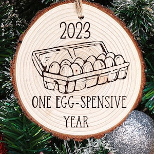 Eier Ornament - Lustiges Geschenk - Lustiger Strumpf Stuffer, Weißer Elefant oder Gag Geschenk Lustiges Ornament Büro Geschenkbörse