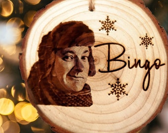 Cousin Eddie Christmas Ornament, Bingo, Christmas Vacation Ornament, Funny Ornament, Office Gift Exchange