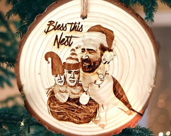 Funny Ornament, Meme Gift, Office Prank, White elephant gift, Office gift exchange, 2023 ornament, Cage free birds