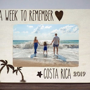 Personalized Engraved Picture Frame- Engraved Frame- Customized Gifts -Summer Vacation Frame- Family Vacation- Birthday Gifts- Vacation11