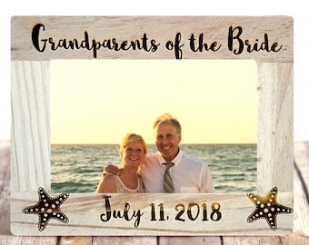 Grandparents of the Bride - CUSTOMIZED-Parents of the Bride, Grandmother of the Bride, Grandparents Gift, Father of the Bride, Beach Wedding