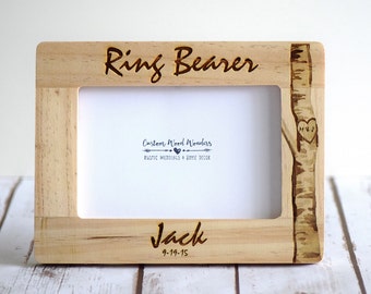 Ring Bearer Frame, Ring Bearer Gift, Ring Bearer Thank you, Rehearsal dinner gifts, Bridal party gifts, Ring bearer frame,Groomsmen Gifts