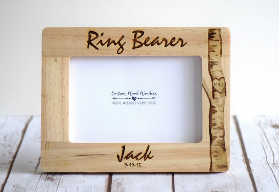 Ring Bearer Frame, Ring Bearer Gift, Ring Bearer Thank You