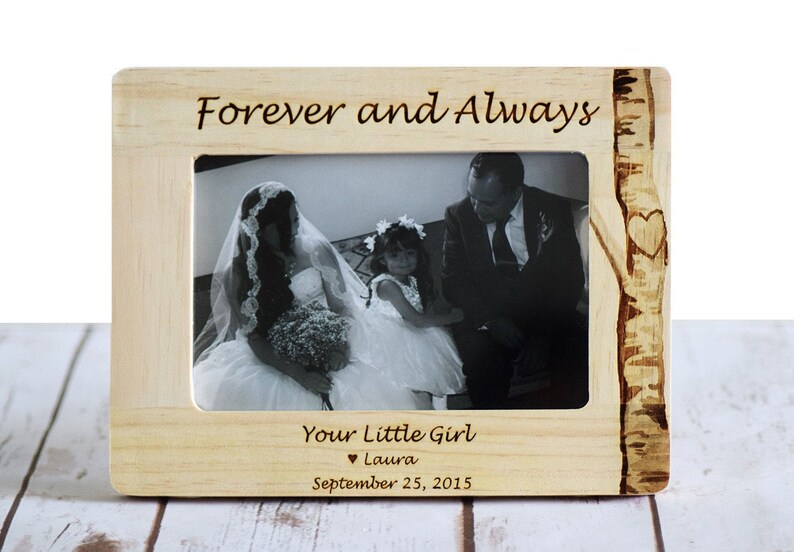 Father of the Bride Gift Wedding Picture Frame Father of the Etsy