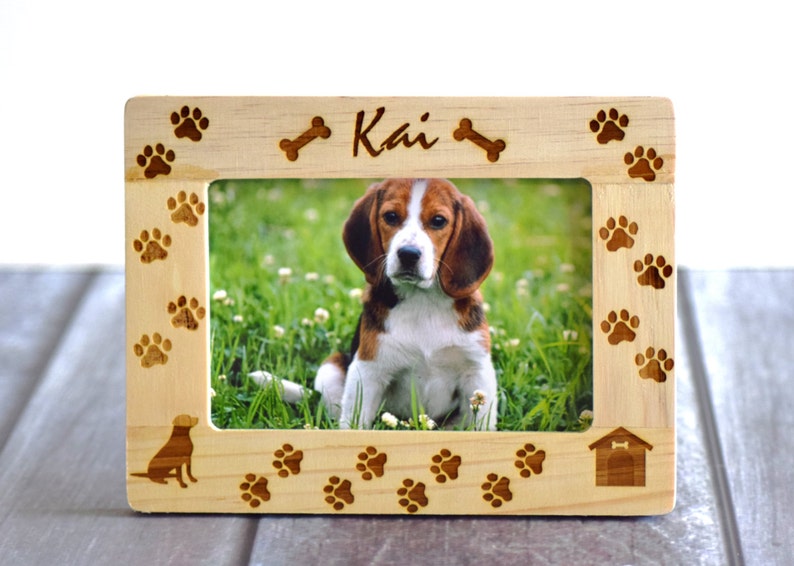 Personalized Pet Picture Frame Gift Dog Picture Frame 4x6 Etsy