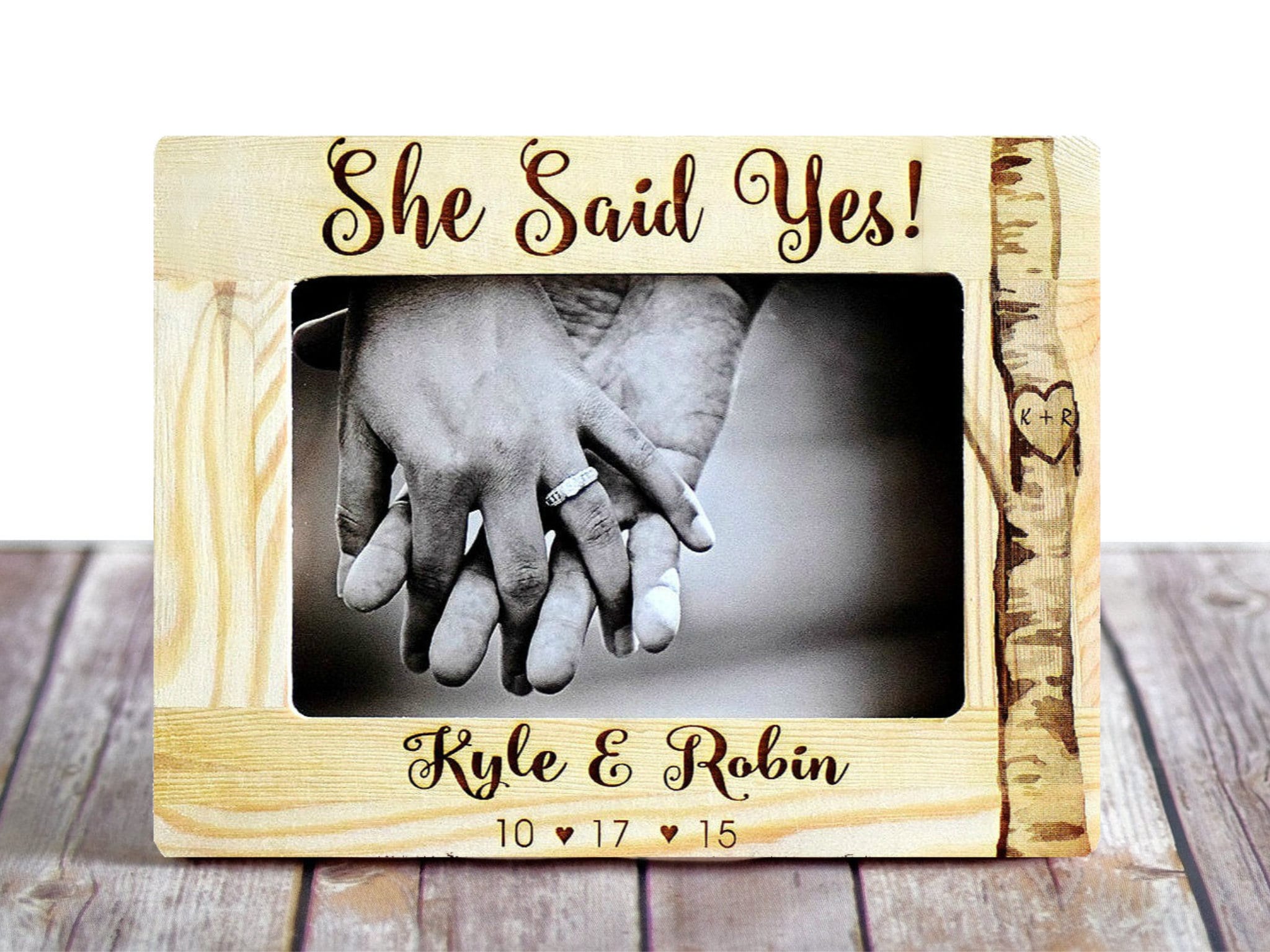 Engagement Gift To Couple Personalized Picture 50