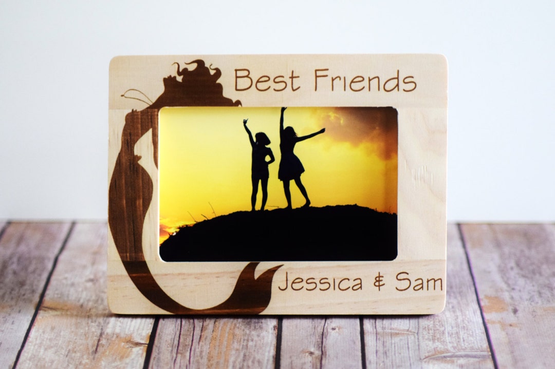Best Friends Frame Personalized Photo Framebirthday Great Gift