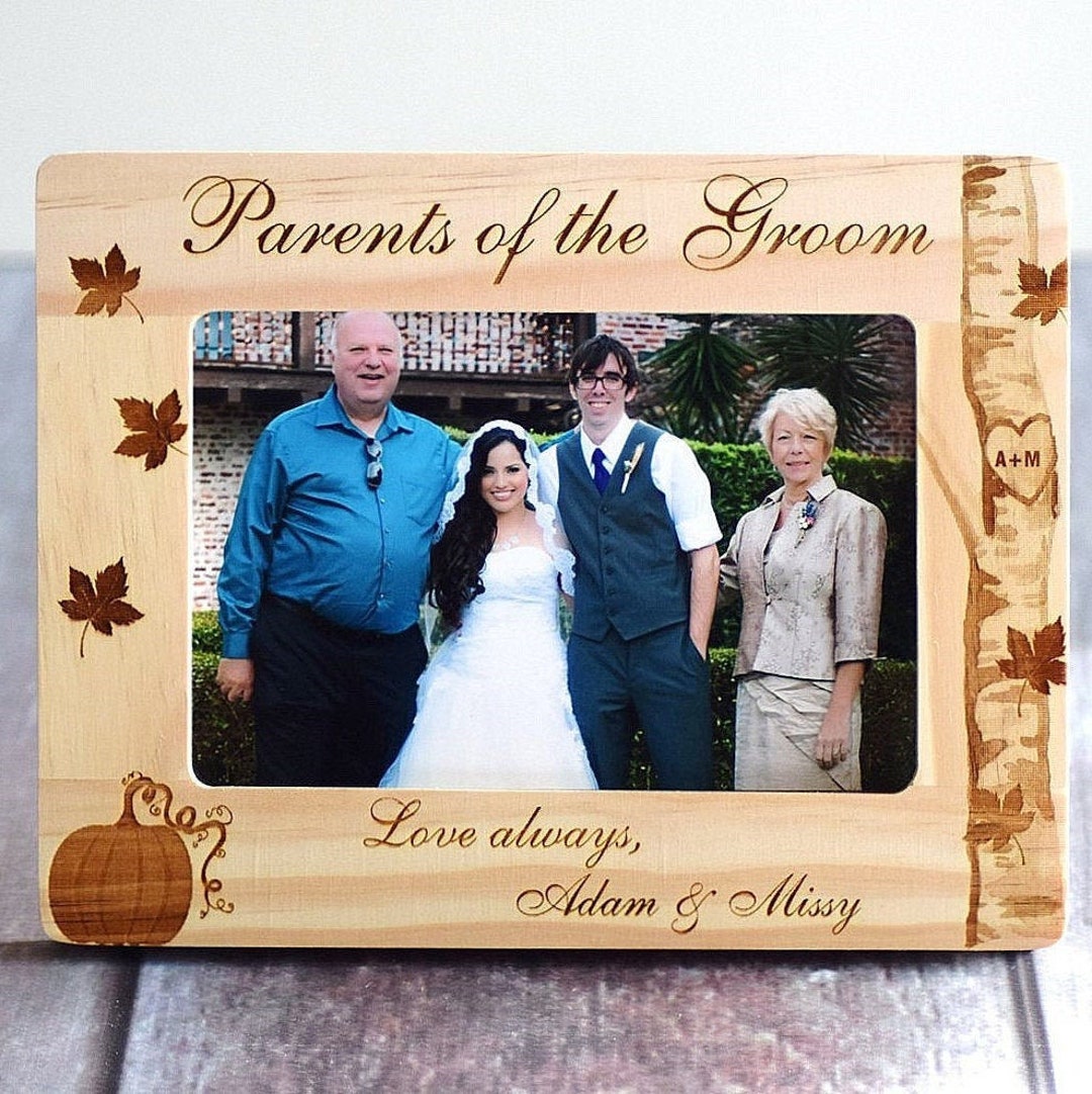 Personalized Picture Frames 4x6 Custom Wood Picture Frames with 2 Photo  Rotating Brown Rustic Photo Frames for Tabletop Desk Mother Father Friend