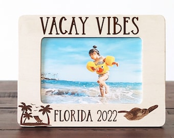 Engraved Picture Frame, Florida Vacation Frame Spring Break, Family Vacation, Hawaii Beach Vacation, Family Vacation, Vacay Vibes