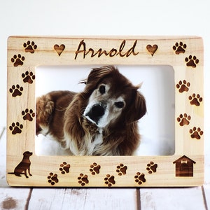 Pet Frame, Pet Frame Gift, Birthday Gifts, Christmas Gifts, Personalized Gifts, Dog Frame, Dog Picture Frame, Pet Memorial, Pet gift frame