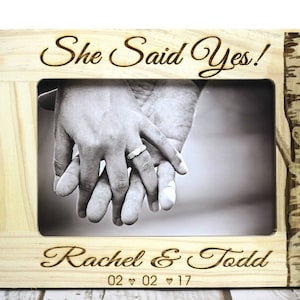 Engagement Gifts for Couple Personalized Engagement Party Gifts For Couple Engagement Picture Frame Engraved